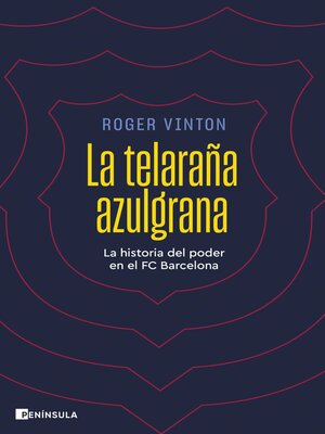 cover image of La telaraña azulgrana